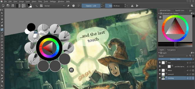 Krita v4.2.0，自由、免费、开源的专业绘画软件